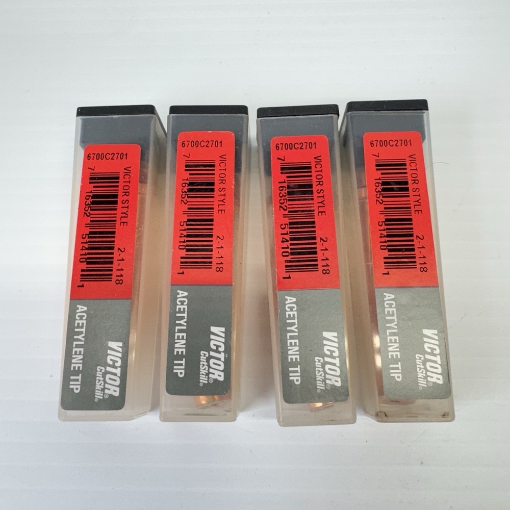 Victor 0330-0113 Acetylene Cutting Tip 2-1-118 Lot Of 4 Genuine